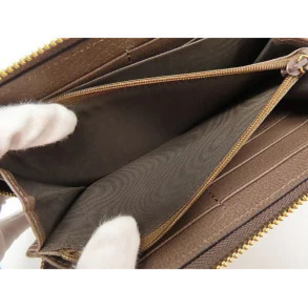 Gucci Ophidia GG Supreme Sherry Zip Around Wallet Round Zipper Long Beige - Picture 9 of 9